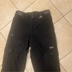 Mens Sz S Black Snow pants